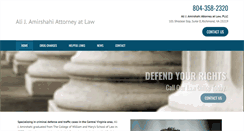 Desktop Screenshot of amirdefenselaw.com